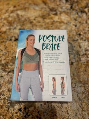 Posture Brace for Women — Adjustable Black Shoulder Support